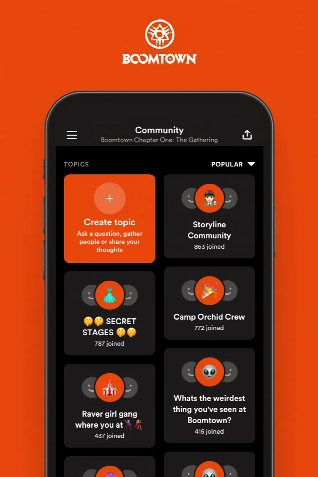 App Boomtown captura de pantalla