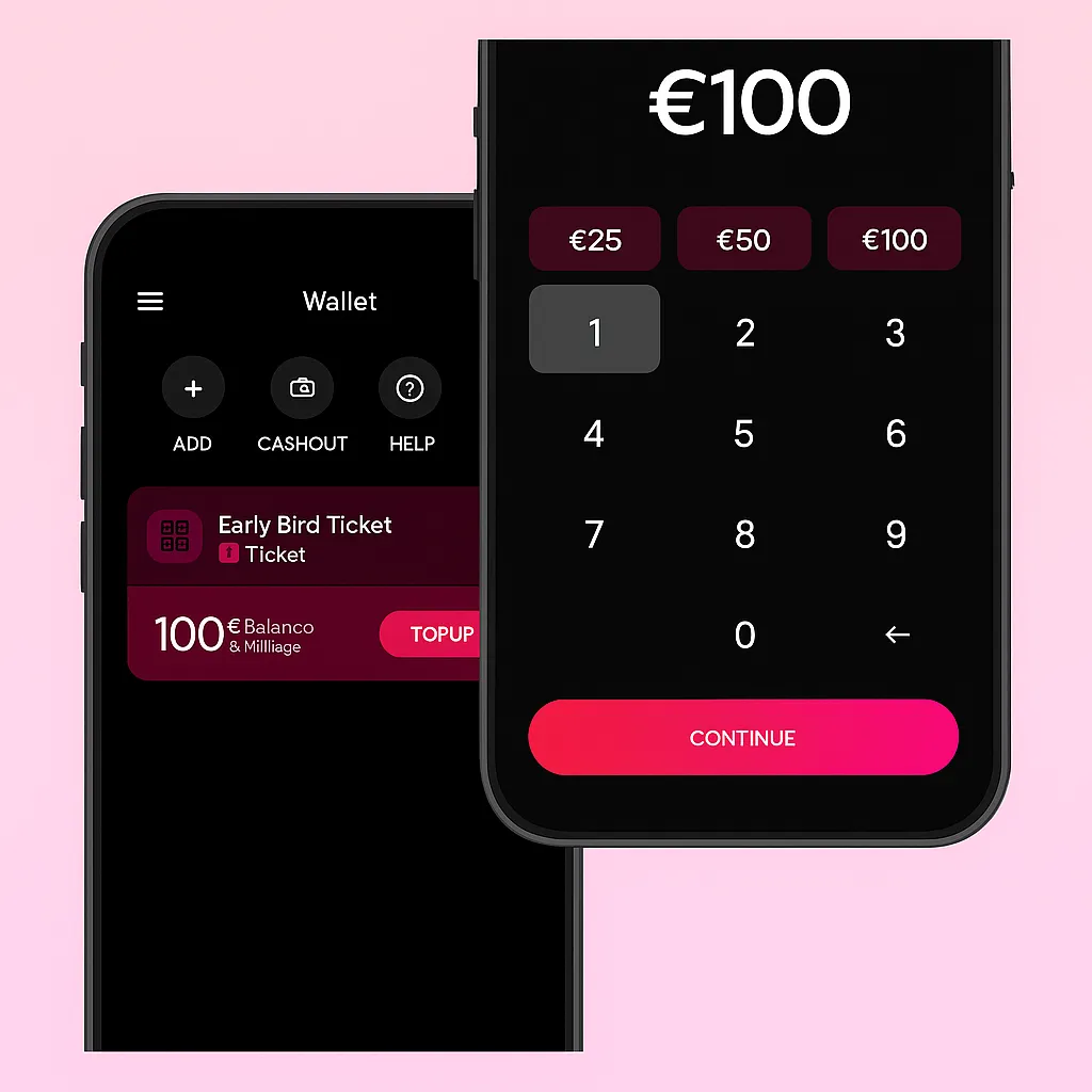 Capturas de Billetera virtual
